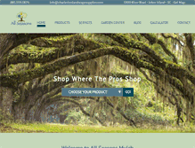 Tablet Screenshot of charlestonlandscapesupplies.com